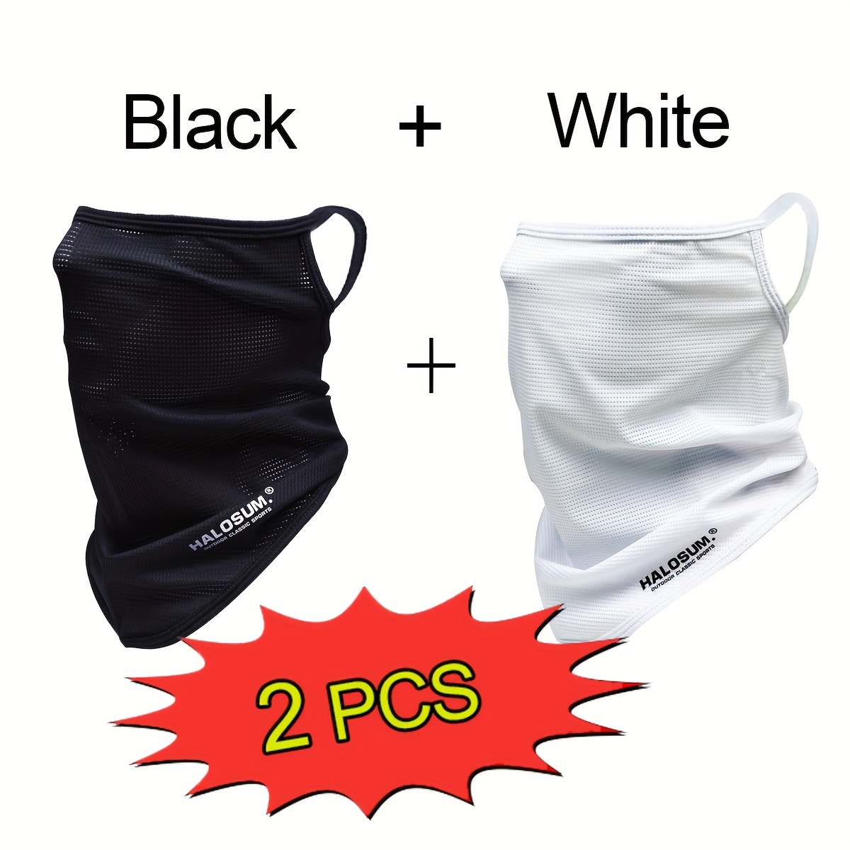 Fishing Mask Sun Protection - 1/2 Stuks Ijs Zijde Gezichtsmasker Ademend