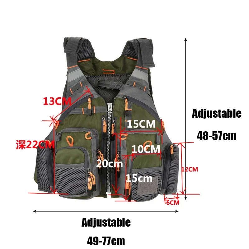 Verstelbare Vissen Vest Ademen - Fishing Jacket Waterproof recensie en prijs