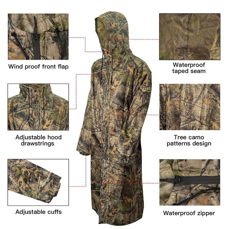 Camouflage regenjas Volwassen  - Fishing Rain Suit recensie en prijs